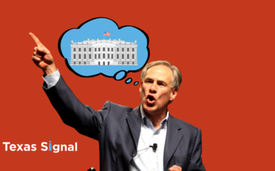 Did Greg Abbott set up a presidential campaign this weekend?